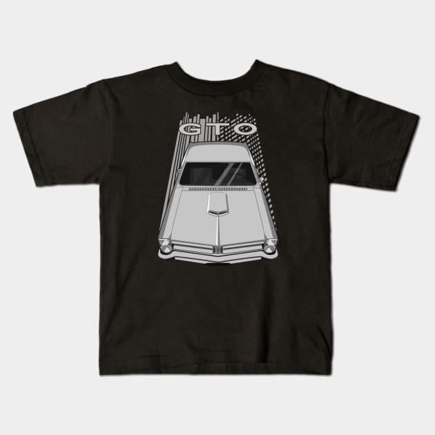 Pontiac GTO 1965 - Silver Kids T-Shirt by V8social